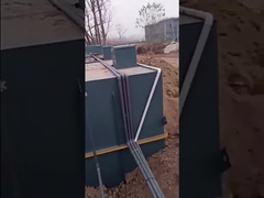 L'acier au carbone a enterré l'hôpital complet 10m3/H domestique d'équipement de traitement des eaux usées de MBR