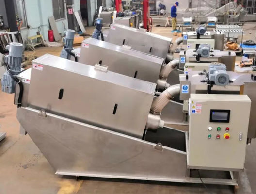 Machine de asséchage de presse en spirale automatique d'acier inoxydable