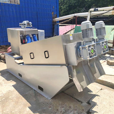 Boue en spirale de la séparation de solide-liquide SS304 asséchant à vis automatique de machine