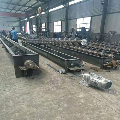 Cannelure de alimentation industrielle de la machine SS304 U de convoyeur de vis de boue de Shaftless