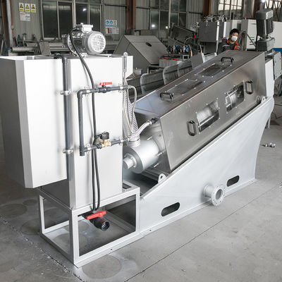 Boue de volute de l'acier inoxydable 304 asséchant automatique industriel de presse à vis de machine