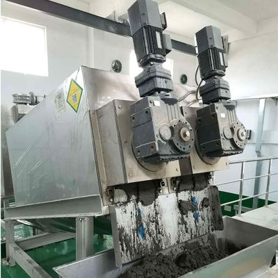 équipement de asséchage de asséchage de boue d'usine de nourriture de machine de la boue 15m3/H en spirale