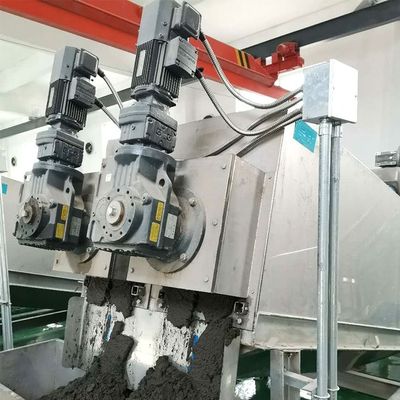 équipement de asséchage de asséchage de boue d'usine de nourriture de machine de la boue 15m3/H en spirale