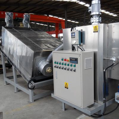 équipement de asséchage de asséchage de boue d'usine de nourriture de machine de la boue 15m3/H en spirale