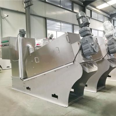 asséchage de asséchage de boue de boue de charbon d'acier inoxydable de machine de la boue 12m3/H en spirale