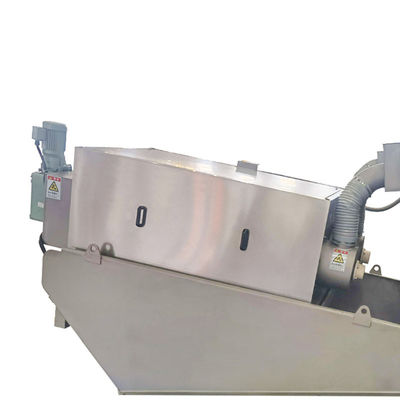 équipement de traitement de boue de fumier de ferme de machine de asséchage de boue de la spirale 20m3/H