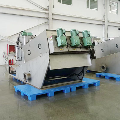 équipement de traitement de boue de fumier de ferme de machine de asséchage de boue de la spirale 20m3/H