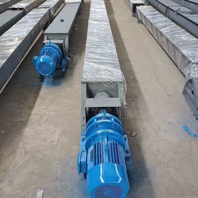 type convoyeur shaftless de 3m3/h U de spirale d'axe de boue d'alimentation de convoyeur de vis d'acier au carbone
