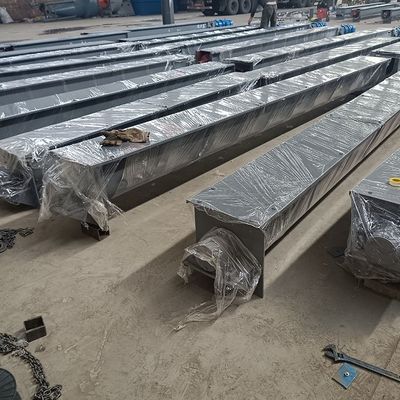 type convoyeur shaftless de 3m3/h U de spirale d'axe de boue d'alimentation de convoyeur de vis d'acier au carbone