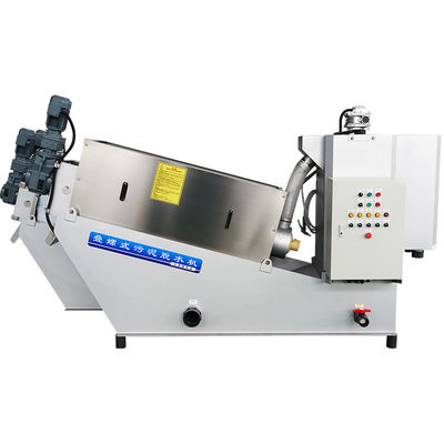 Machine de asséchage d'intégration de boue automatique de volute pour le traitement de boue de ferme