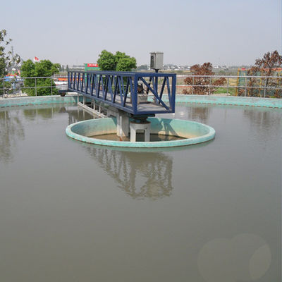 Réservoir de sédimentation périphérique de grattoir de boue d'entraînement de demi pont d'acier inoxydable