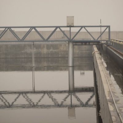 Grattoir de déplacement de boue d'acier inoxydable horizontal pour le traitement des eaux usées