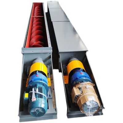 Convoyeur à vis de boue en acier inoxydable 304 en forme de U