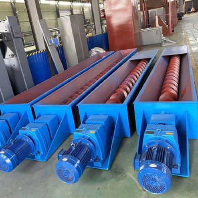 Convoyeur à vis de boue en acier inoxydable 304 en forme de U