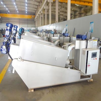 Équipement de asséchage de boue d'usine chimique de presse à vis complètement automatique