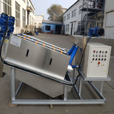 Machine de asséchage de boue de volute pour la presse à vis de volute d'acier inoxydable d'urine d'excrément