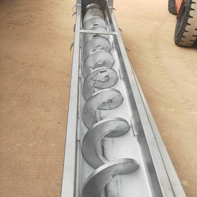 Type machine SS316L 1-10t/h d'U de convoyeur de vis de foreuse de poudre de boue de Shaftless