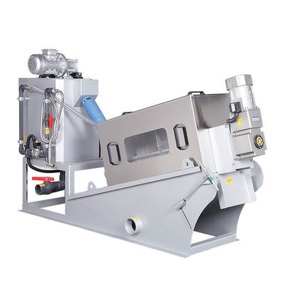 Équipement de asséchage 30-50kg/h de la boue 304SS en spirale complètement automatique