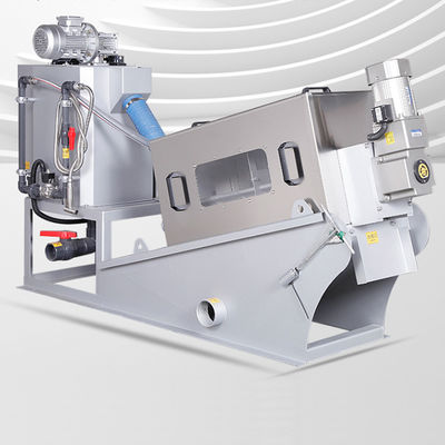 Équipement de asséchage 30-50kg/h de la boue 304SS en spirale complètement automatique