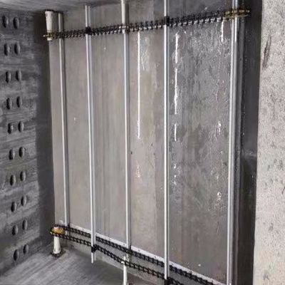 Station d'épuration de longueur du système 18m de grattoir de boue du plat SS304 à chaînes