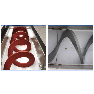 convoyeur à bande incliné portatif de vis de boue de cannelure du convoyeur de vis de 30t/H solides solubles U