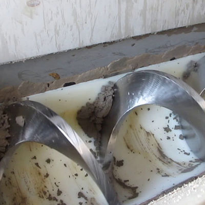 convoyeur à bande incliné portatif de vis de boue de cannelure du convoyeur de vis de 30t/H solides solubles U