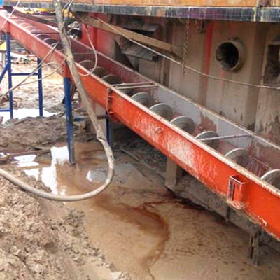 convoyeur à bande incliné portatif de vis de boue de cannelure du convoyeur de vis de 30t/H solides solubles U