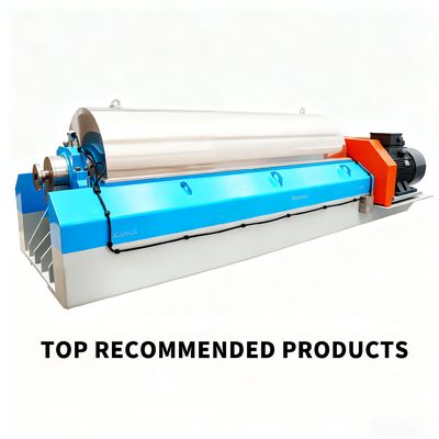 Centrifugeuse à décanter horizontale de boues à grande vitesse pour la séparation précise des composants lourds et légers