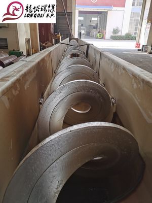 Convoyeur de vis tournant de Shaftless, convoyeur de vis 16r/min horizontal