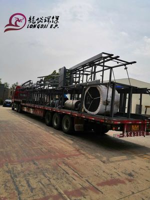 Convoyeur portatif d'enlèvement de déchets, machine de convoyeur de vis de 500mm