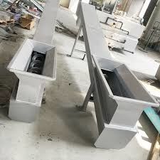 machine de presse de boue de 250mm, traitement des eaux résiduaires de presse à la vis 1.5Kw