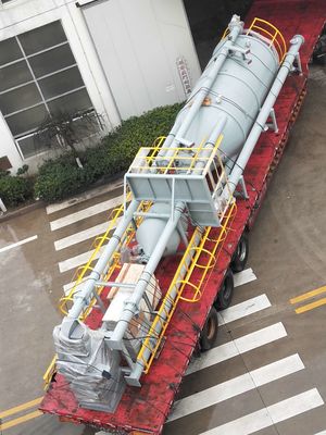 Traitement de boue de mine de silo de stockage de chaux d'acier inoxydable