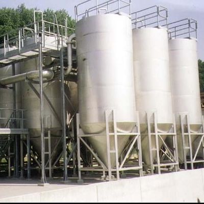 Traitement de l'eau blanc de filtre de sable, filtre de sable industriel d'eaux d'égout