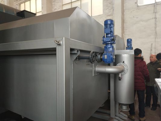 Équipement de asséchage de boue d'acier inoxydable, traitement des eaux résiduaires de presse de la ceinture 10m3/h