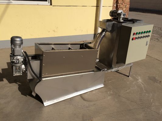 catégorie industrielle de asséchage de machine de boue de vis empilée par 100mm