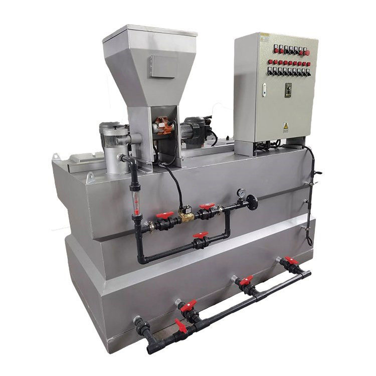 1500L/H a intégré le dispositif de dosage automatique PAC/PAM Chlorine Acid Alkali Dosing