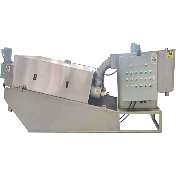 équipement de traitement de boue de fumier de ferme de machine de asséchage de boue de la spirale 20m3/H