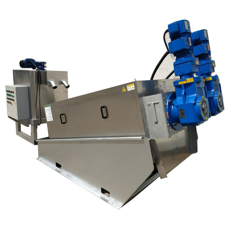 Pleine machine de asséchage automatisée 18-30kg/h de boue en spirale d'acier inoxydable