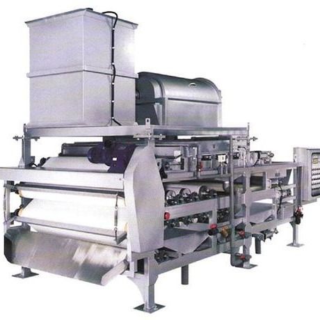 la presse de la ceinture 20kg/h déschlamment l'asséchage, filtre-presse de ceinture de 1000mm pour le traitement des eaux résiduaires
