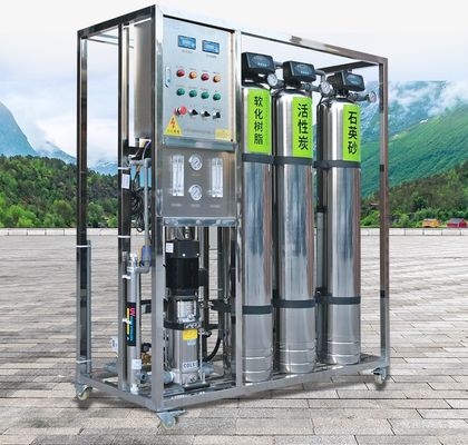 Équipement de traitement de l'eau de l'équipement 500l/H d'eau douce d'épurateur d'eau pure de RO déminéralisé automatique