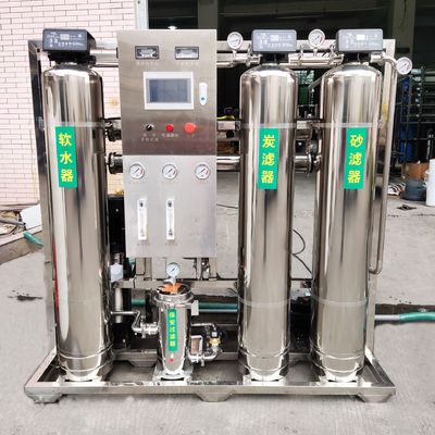 Équipement de traitement de l'eau de l'équipement 500l/H d'eau douce d'épurateur d'eau pure de RO déminéralisé automatique