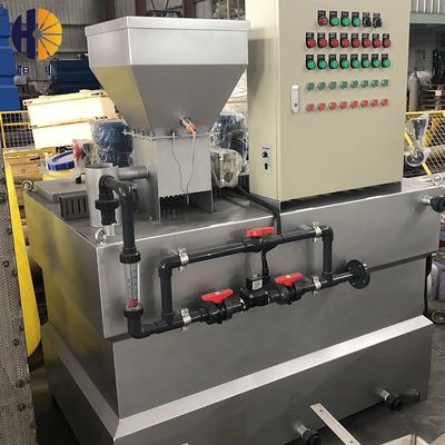 Traitement des eaux résiduaires automatique de SS304 PAM Integrated Dosing System 1000l/H