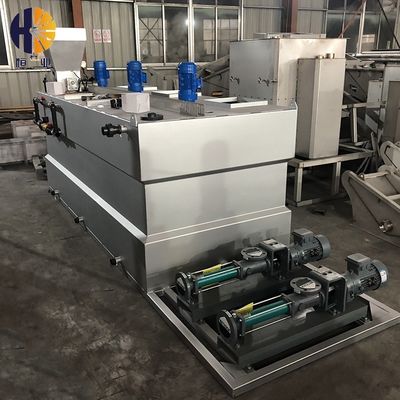 Traitement des eaux résiduaires automatique de SS304 PAM Integrated Dosing System 1000l/H