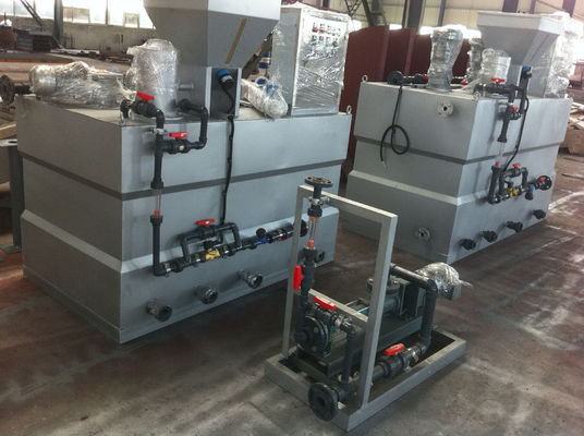 Traitement des eaux résiduaires automatique de SS304 PAM Integrated Dosing System 1000l/H