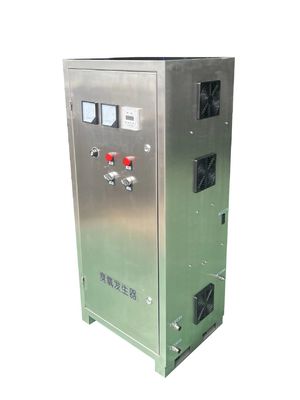 Équipement refroidi à l'eau 10g industriel 100g de l'ozone de générateur de l'ozone de source d'air 304SS