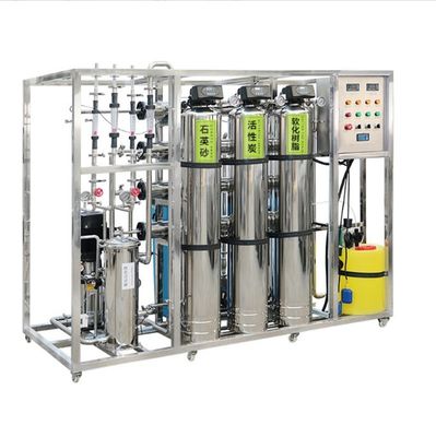 L'équipement pur de traitement de l'eau d'osmose d'inversion de l'eau a intégré 2t/H automatique