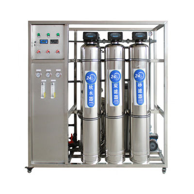 L'équipement pur de traitement de l'eau d'osmose d'inversion de l'eau a intégré 2t/H automatique