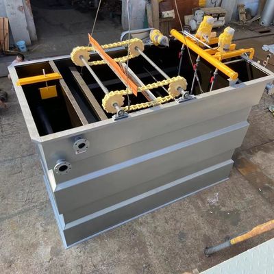 L'écoulement horizontal DAF Dissolved Air Flotation Machine d'acier inoxydable a intégré 50m3/H