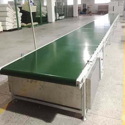 Bande de conveyeur en aluminium automatique horizontale industrielle de profil de convoyeur à bande de PVC