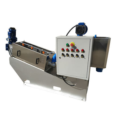 Traitement des eaux usées à vis 3m3/H automatique de pâturage de déshydrateur de la boue SS304